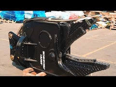 Smantellamento macchina con cesoia idraulica per escavatore