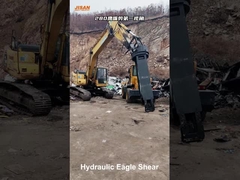 Tela a rotazione completa per la demolizione di rottami per la lavorazione dell'acciaio in rottami