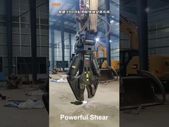 Scavatori idraulici Macchine di taglio di scarto di ferro per taglio di metallo Taglio di barre in acciaio inossidabile