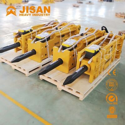 JISAN 20t Construction Machine Excavator Attachment Hydraulic Breaker Hammer con motore a alta potenza