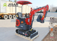 Macchina di Euros Work Hydraulic Mini Excavator, macchinario agricolo 1 Ton Excavator