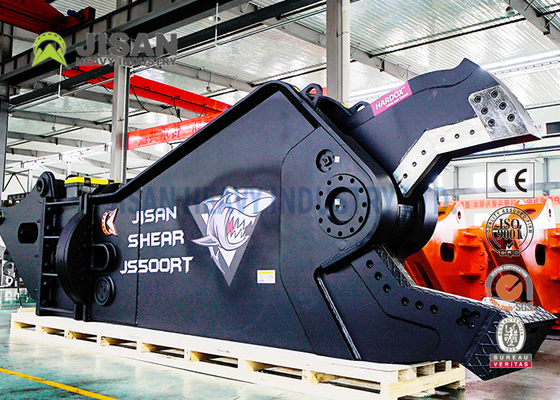 Escavatore Scrap Hydraulic Shear per lo smantellamento delle automobili 60ton per la struttura d'acciaio