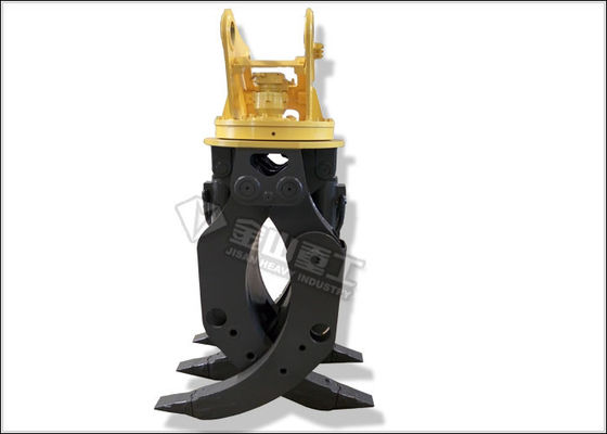 Il ceppo idraulico della gru a benna del legname attacca le mandibole di ampia apertura per 20 l'escavatore di  PC200 di tonnellata