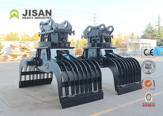 Demolizione e scarto Metallo Sorting fatto liscio Sorting e demolizione Grapple Excavator Attachment Grapple Grab