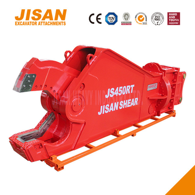 JS430RT Tesi metalliche per escavatori per il taglio di ferro, acciaio e altri materiali con installazione a braccio da 40 a 50 tonnellate