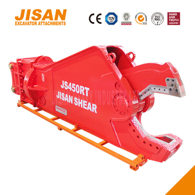 JS430RT Tesi metalliche per escavatori per il taglio di ferro, acciaio e altri materiali con installazione a braccio da 40 a 50 tonnellate