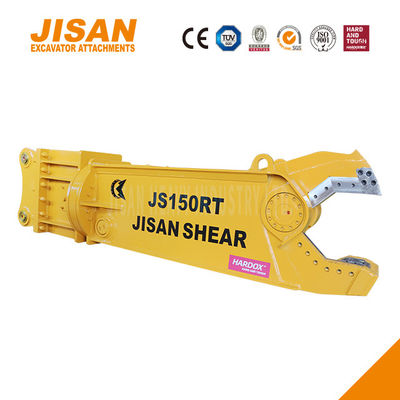 Le forbici per metallo per escavatori JS400RT sono la soluzione definitiva per il taglio e il recupero di rottami