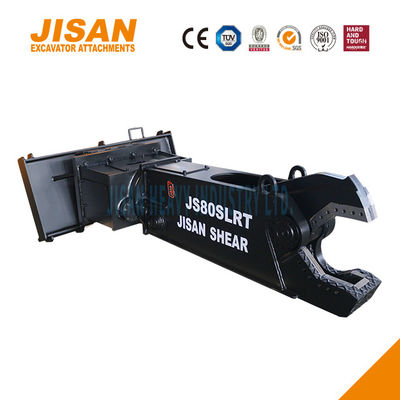 Le forbici per metallo per escavatori JS400RT sono la soluzione definitiva per il taglio e il recupero di rottami