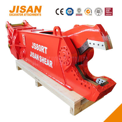 Le forbici per metallo per escavatori JS400RT sono la soluzione definitiva per il taglio e il recupero di rottami