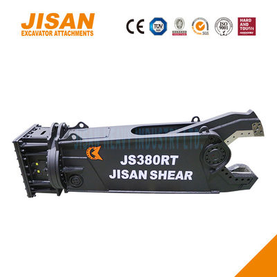 Cesoiatrici metalliche per escavatori JS400RT progettate per la massima efficienza e robustezza, rotazione a 360 gradi, valvola di velocità e forza di taglio di 800T