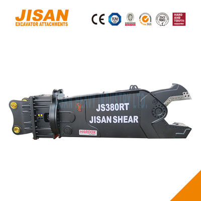 Scise per metallo da escavatore con rotazione a 360 gradi e dimensioni del cilindro aumentate per una massima efficienza