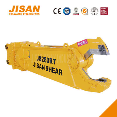 Scise per metallo da escavatore con rotazione a 360 gradi e dimensioni del cilindro aumentate per una massima efficienza