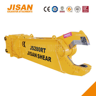 Scise per metallo da escavatore con rotazione a 360 gradi e dimensioni del cilindro aumentate per una massima efficienza