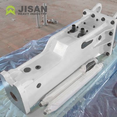 Hydraulic Rock Breaker with 160-180 kg/cm2 Pressure 130-170 l/min Flow and 400-600 bpm Rate for 19-26 Ton Excavators