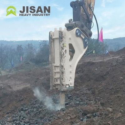 Hydraulic Breaker Hammer with 100mm Chisel Diameters 3/4 inch Hosepipe and 150-170kg/cm2 Operating Pressure for 15 Tons Excavator