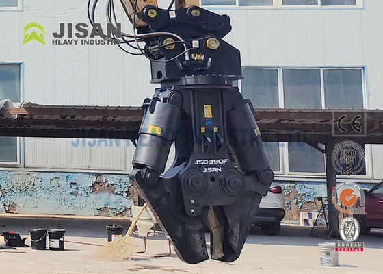 Cesoie metalliche per escavatore JISAN con motore rotante idraulico a 360 gradi, potenza elevata e lunga durata