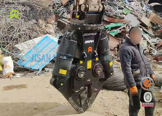 Cesoie metalliche per escavatore JISAN con motore rotante idraulico a 360 gradi, potenza elevata e lunga durata