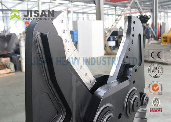 Cesoie idrauliche per metalli per escavatore con rotazione idraulica a 360 gradi e lama sostituibile per operazioni di demolizione e riciclaggio