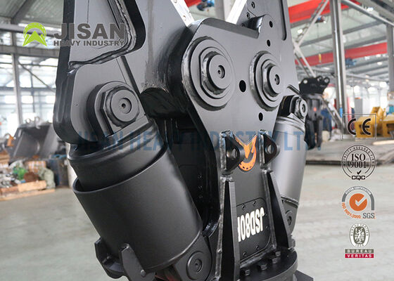 Cesoie idrauliche per metalli per escavatore con rotazione idraulica a 360 gradi e lama sostituibile per operazioni di demolizione e riciclaggio