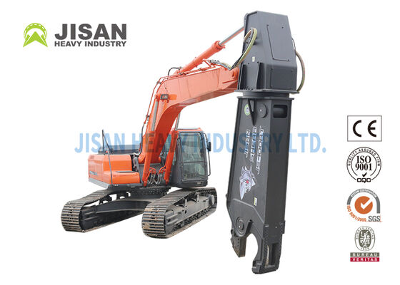 Cesoia per escavatore in acciaio resistente all'usura Hardox 450 con rotazione a 360 gradi per installazione su braccio da 40-50 tonnellate