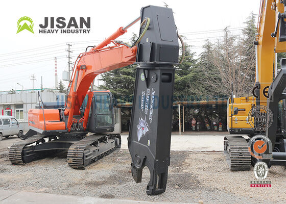 Cesoia per escavatore in acciaio resistente all'usura Hardox 450 con rotazione a 360 gradi per installazione su braccio da 40-50 tonnellate