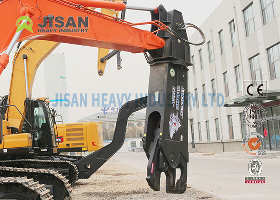 Cesoia per escavatore in acciaio resistente all'usura Hardox 450 con rotazione a 360 gradi per installazione su braccio da 40-50 tonnellate