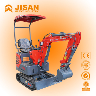 Bagger fresco del motore della costruzione di potere del cilindro di motore di 940Kg Max Home Use Mini Excavator