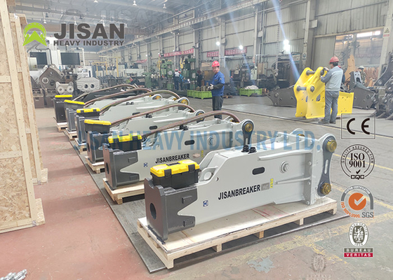 Interruttore della roccia di Hydraulic Hammer Breaker dell'escavatore con il kit di utensili dello scalpello della guarnizione