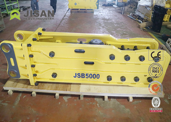 Modello su misura Backhoe Loader di Rock Breaker Hydraulic dell'escavatore della scatola di dimensione di colore